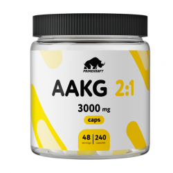 Аминокислота PrimeKraft AAKG 2:1, Капсулы (240 шт)