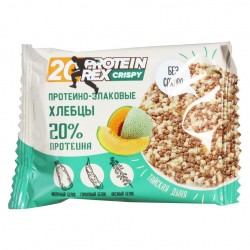 Протеино-злаковые хлебцы CRISPY 20% 55 г 12 шт тайская дыня