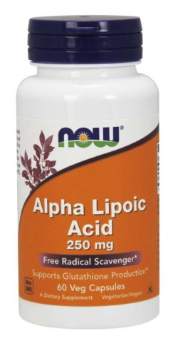 Антиоксидант NOW Alpha Lipoic Acid 250 мг 60 капс
