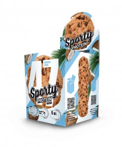 Печенье Sporty Protein 60 г 6 шт шоколад-кокос