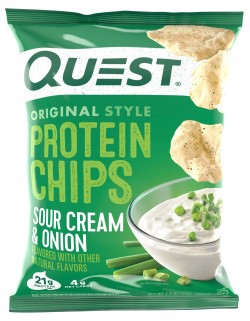 Quest Protein Chips 32 г сметана и лук