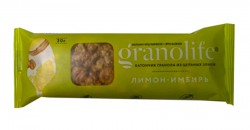 Батончики Granolife Батончик-гранола Granolife 30 г (лимон-имбирь)