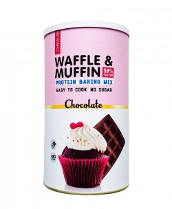 Вафли и маффины CHIKALAB Waffle & Muffin Protein Baking Mix (смесь для выпечки)  480 г шоколад