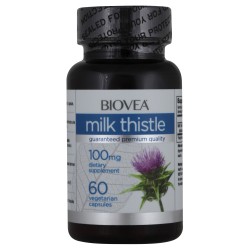 Специальный препарат BioVea Антиоксидант BioVea Milk Thistle 100 мг  60 капс