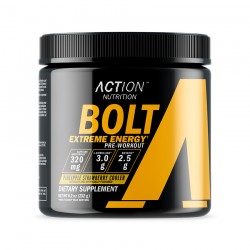 Предтренировочный комплекс Action Nutrition Bolt Extreme Energy 232 г (ананас-клубника)