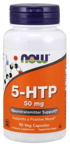 Специальный препарат NOW 5-HTP 50 mg (5-гидрокситриптофан) 90 капс.