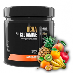 BCAA Maxler BCAA + Glutamine 300 г (фруктовый пунш)