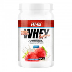 Протеин FIT-Rx 100% Whey Supreme 900 г (клубника)