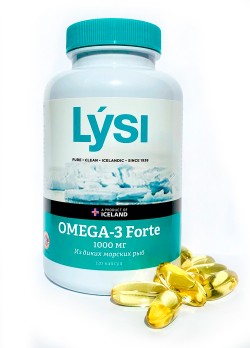 Омега-жиры Lysi Omega-3 Forte  120 капс