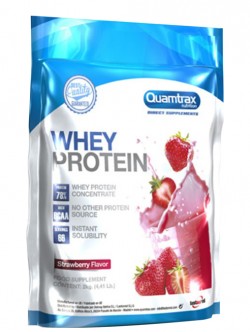 Протеин Quamtrax Nutrition Direct Whey Protein 2000 г (клубника)
