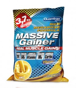 Гейнер Quamtrax Nutrition Massive Gainer 3700 г (ваниль)