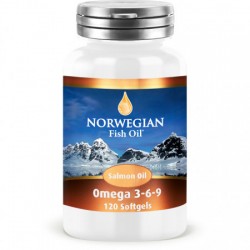 Омега-жиры Norwegian Fish Oil Омега-3 Масло лосося  120 капс