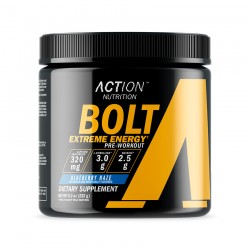 Предтренировочный комплекс Action Nutrition Bolt Extreme Energy 232 г (черника)