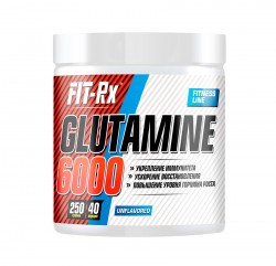 Глютамин FIT-Rx Glutamine 6000 250 г (без вкуса)