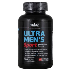 Витаминно-минеральный комплекс VPLab Ultra Men's Sport Multivitamin Formula 180 капл.