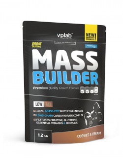 Гейнер VPLab Mass Builder  1200 г (печенье-крем)