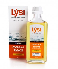 Омега-жиры Lysi Omega-3 Рыбий жир со вкусом лимона  240 мл