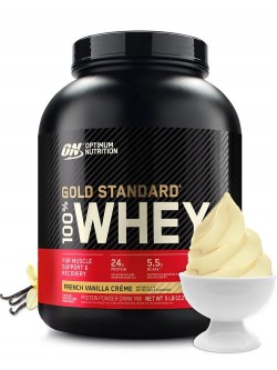 Протеин Optimum Nutrition 100% Whey Gold Standard 2270 г (французский ванильный крем)