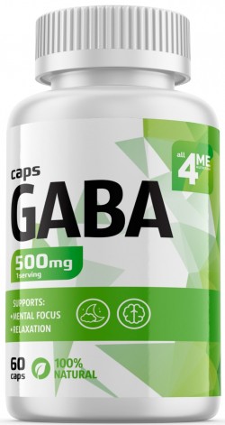 Антидепрессант Гамма-аминомасляная кислота 4ME NUTRITION GABA 60 капс.