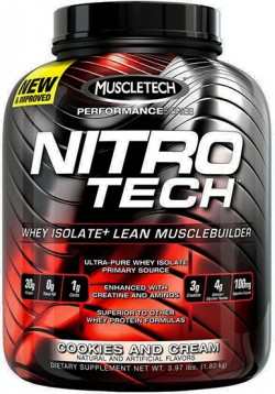 Протеин Muscle Tech Nitro-Tech Performance 1800 г (печенье-крем)