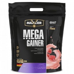 Гейнер Maxler Mega Gainer 4540 г (клубника)