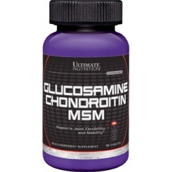 Глюкозамин Ultimate Nutrition Комплекс для суставов и связок Glucosamine & Chondroitin + MSM 90 таб