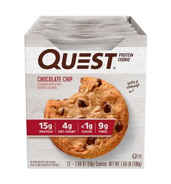 Печенье Quest Nutrition Quest Cookies 58-59 г 12 шт с шоколадными кусочками