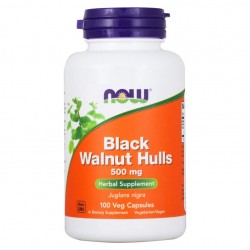 Специальный препарат NOW Black Walnut Hulls 500 мг 100 капс