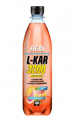 Напиток L-карнитин Fit-RX L-карнитин L-Kar 3200  500 мл (розовый грейпфрут)