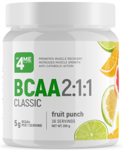 BCAA 4ME NUTRITION BCAA classic 550 г банка (фруктовый пунш)