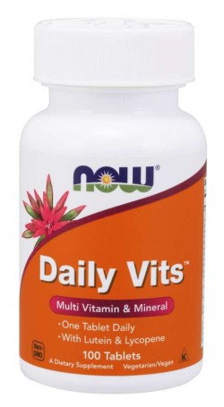 Витаминно-минеральный комплекс NOW Daily Vits 100 таб