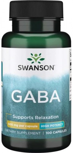 SWANSON GABA HIGH PROTENCY 500 мг 100 капс.