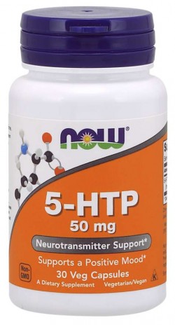 Специальный препарат NOW 5-HTP 50 mg 30 капс