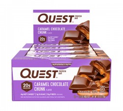 Батончики Quest Nutrition Протеиновые батончики Quest Bar 60 г 12 шт (карамель-кусочки шоколада)