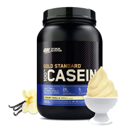 Протеин (казеин) Optimum Nutrition 100% Casein Gold Standard 908 г (ванильный крем)