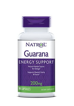 Энергетик Natrol Guarana 200 mg  90 капс