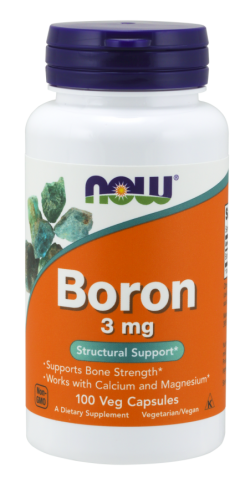 Минералы NOW Boron 3 мг 100 капс.