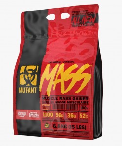 Гейнер Mutant Mass 6800 г (клубника-банан)