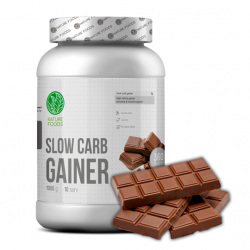 Гейнер Nature Foods Slow Carb Gainer 1000g (шоколад)