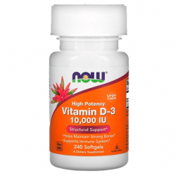 Витамины NOW Vitamin D-3 1000 iu 240 капсул
