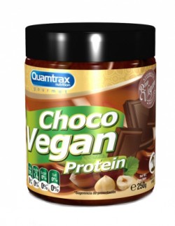 Орехово-шоколадная паста Quamtrax Nutrition Choco Vegan Protein  250 г шоколад