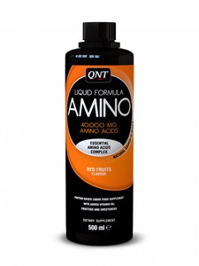 Аминокислотный комплекс QNT Amino Liquid Formula 40000 мг 500 мл (красные фрукты)