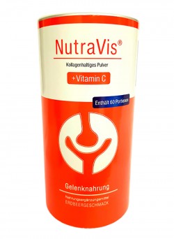 Коллаген NutraVis Kollagenhaltigen + Vitamin C  600 г (клубника)