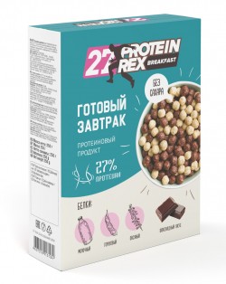 Готовый завтрак с высоким содержанием протеина Breakfast 27% 250 г шоколад