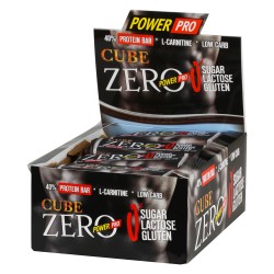 Батончики Power Pro Cube ZERO 50 г 20 шт (крем-шоколад)