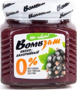 Джем BOMBBAR Bombjam 0% 250 г черная смородина