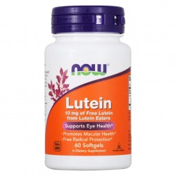 Специальный препарат NOW Lutein 10 мг 60 капс