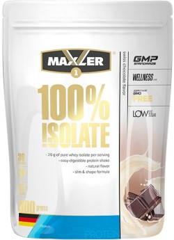 Протеин MAXLER 100% ISOLATE 900 г (швейцарский шоколад)