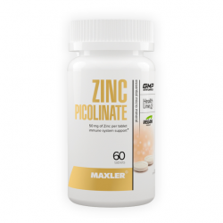Минералы Maxler Zinc Picolinate 50 мг 60 табл.