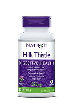 Специальный препарат Natrol Комплекс для здоровья печени Milk Thistle Advantage 60 капс